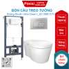 Bồn cầu COTTO SC198817(F) treo tường thoát ngang