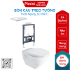 Bồn cầu COTTO SC199(T) treo tường thoát ngang tâm 230mm