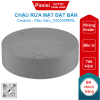 Chậu rửa mặt COTTO C00340#MSL đặt bàn màu xám