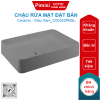 Chậu rửa mặt COTTO C00342#MSL đặt bàn màu xám
