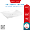 Chậu rửa mặt COTTO C0911#MWH đặt bàn Thantara màu trắng mờ