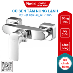 Củ sen tắm COTTO CT2148A Scirocco nóng lạnh