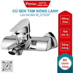 Củ sen tắm COTTO CT522F Delta nóng lạnh