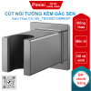 Cút nối tường TOTO TBW08010B#BGP kèm gác sen màu xám than chì mờ