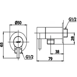 Alternative view of Củ sen tắm COTTO CT1264C53(HM) lạnh