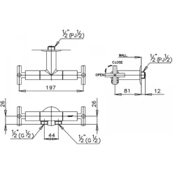 Alternative view of Củ sen tắm COTTO CT173C16(HM) lạnh
