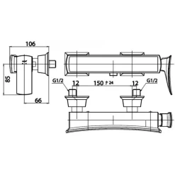 Alternative view of Củ sen tắm COTTO CT2253A#BLBR nóng lạnh màu nâu