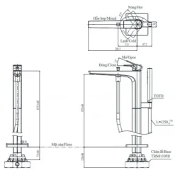 Alternative view of Vòi sen bồn tắm TOTO TBG07306A/TBN01105B