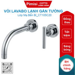 Vòi lavabo COTTO CT105C20 Cross lạnh gắn tường