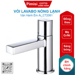 Vòi lavabo COTTO CT2061 Medio nóng lạnh