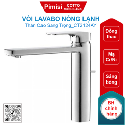 Vòi lavabo COTTO CT2124AY SCIROCCO thân cao nóng lạnh