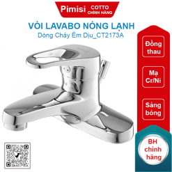 Vòi lavabo COTTO CT2173A Arona V II nóng lạnh chậu 3 lỗ