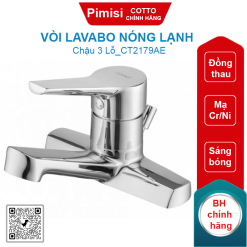 Vòi lavabo COTTO CT2179AE Next III nóng lạnh chậu 3 lỗ