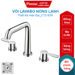 Vòi lavabo COTTO CT2183A Patchwork nóng lạnh chậu 3 lỗ