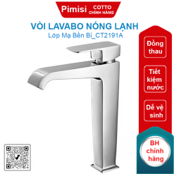 Vòi lavabo COTTO CT2191A thân cao nóng lạnh