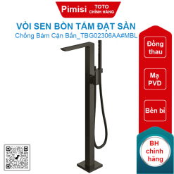 Vòi sen bồn tắm TOTO TBG02306AA#MBL đặt sàn màu đen mờ