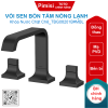 Vòi sen bồn tắm TOTO TBG08201B#MBL nóng lạnh 3 lỗ màu đen mờ