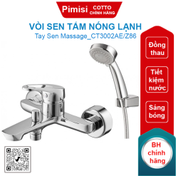 Vòi sen tắm COTTO CT3002AE/Z86 Next II nóng lạnh