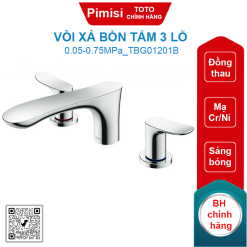 Vòi xả bồn tắm TOTO TBG01201B 3 lỗ