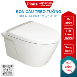 Bồn cầu American Standard VF-3119 ( VF3119) treo tường nắp CTSS1808-1M