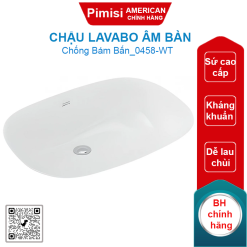 Chậu lavabo American Standard 0458-WT (0458WT) âm bàn