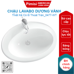 Chậu lavabo American Standard 0477-WT (0477WT) dương vành
