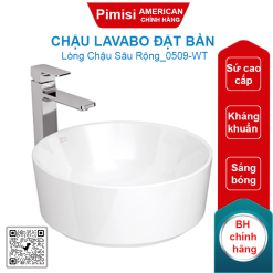 Chậu lavabo American Standard 0509-WT (0509WT) Acacia E đặt bàn