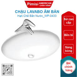 Chậu lavabo American Standard WP-0433 (WP0433) âm bàn Oval