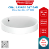 Chậu lavabo American Standard WP-0639 (WP0639) đặt bàn tròn 450mm