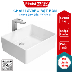 Chậu lavabo American Standard WP-F611 (WPF611) đặt bàn