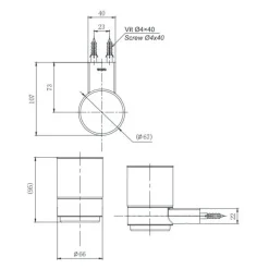Alternative view of Giá đựng bàn chải TOTO YAT201V