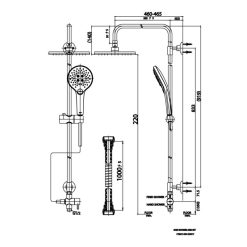 Alternative view of Thân sen cây COTTO CT6213Z94ZH017 nóng lạnh