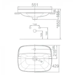 Alternative view of Chậu lavabo American Standard VF-0420 (VF0420) Signature đặt bàn