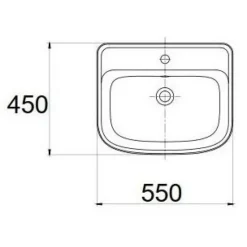 Alternative view of Chậu lavabo American Standard VF-0262 (VF0262) treo tường