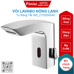 Vòi lavabo cảm ứng COTTO CT532NXAC nóng lạnh dùng điện