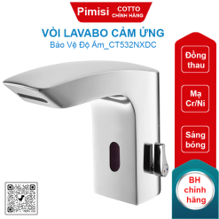 Vòi lavabo cảm ứng Cotto CT532NXDC dùng pin