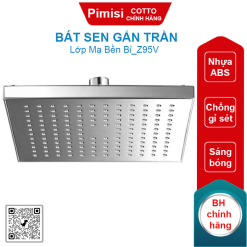Bát sen Cotto Z95V gắn trần vuông 202mm
