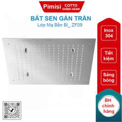 Bát sen Cotto ZF09 gắn trần vuông 380mm