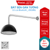Bát sen gắn tường Cotto Z002#BL có loa Bluetooth màu đen