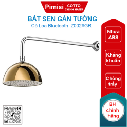 Bát sen gắn tường Cotto Z002#GR có Bluetooth màu vàng
