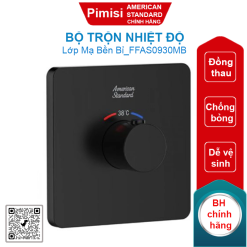 Bộ trộn nhiệt độ American Standard FFAS0930MB âm tường EasySET màu đen