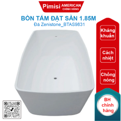 Bồn tắm American Standard BTAS9831 đá Zenistone đặt sàn 1.85m