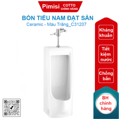Bồn tiểu nam Cotto C31207 Hercules đặt sàn