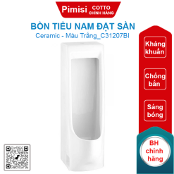 Bồn tiểu nam Cotto C31207BI Hercule đặt sàn