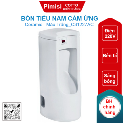 Bồn tiểu nam Cotto C31227AC cảm ứng 220V Trubic