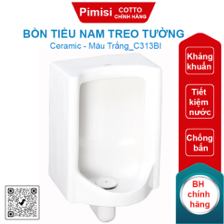 Bồn tiểu nam Cotto C313BI Natasha treo tường