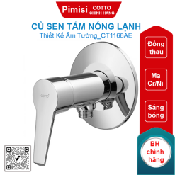 Củ sen tắm Cotto CT1168AE nóng lạnh