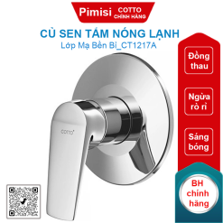 Củ sen tắm Cotto CT1217A nóng lạnh