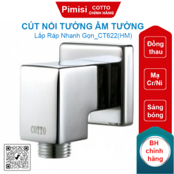 Cút nối tường Cotto CT622(HM) âm tường