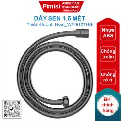 Dây sen American Standard WF-9127HG (WF9127HG) 1.5 mét màu xám đen